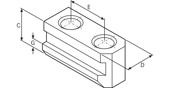 Matice pro T-drážku ATORN, 2stupňová verze, ocel, M16, rozteč otvorů 28 mm