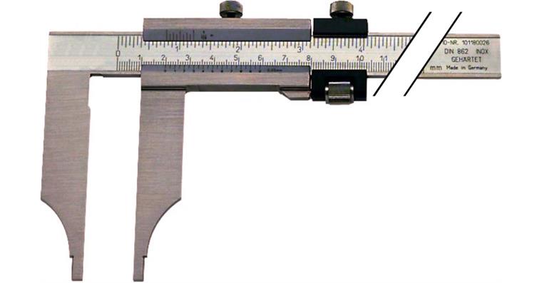 1031192106 Dílenská posuvná měřítka INOX, 2 000 mm, bez hrotů, s jemným nastavením