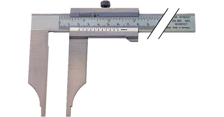 1031191101 Dílenská posuvná měřítka INOX, 300 mm, bez hrotů a jemného nastavení