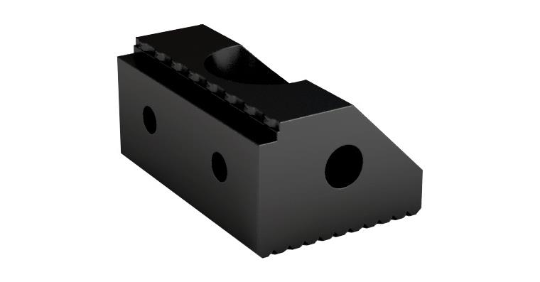 1003270662 Pohyblivá čelist Smart, 2 mm s ozubem 42 x 15 mm