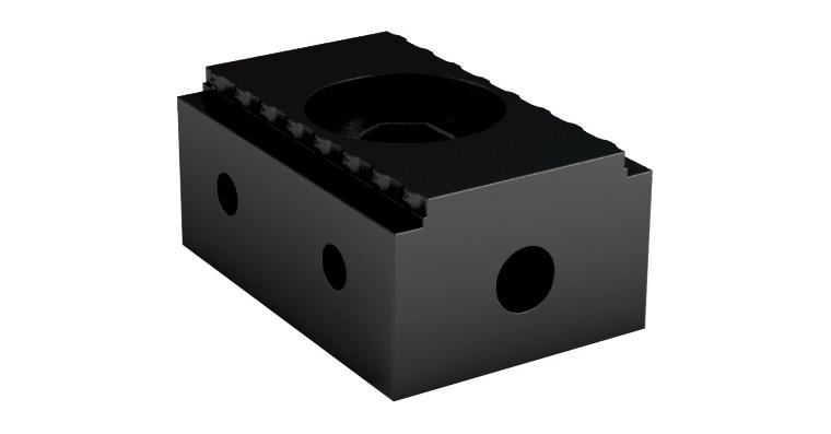 1003270670 Středová čelist Smart pohyblivá hladká s ozubem 32 x 15 mm