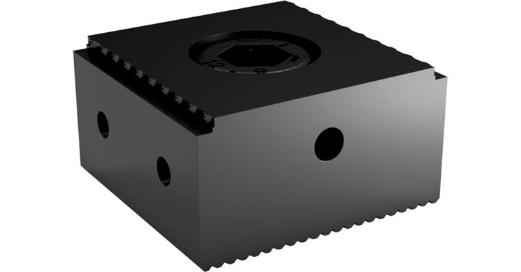 1027752306 Pevná čelist s ozuby, 50x22 mm, M12, vč. posuvného bloku