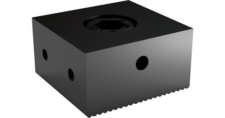 1027752108 Pevná hladká čelist 57x29 mm, M12, vč. posuvného bloku