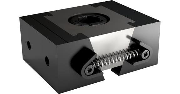 ATORN klínový upínač s vůli, 22x15 mm, M8, včetně posuvného bloku