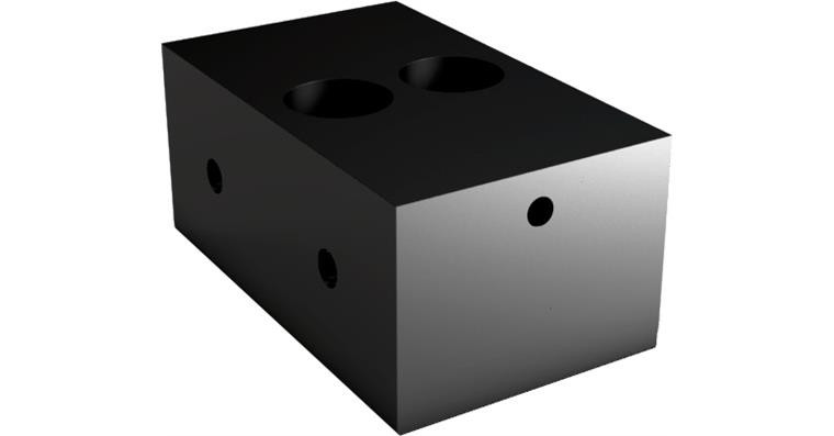 1027752405 Pevné čelisti, hladké, 120 x 54 mm, M 16