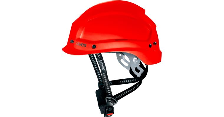 1005075121 Helma pro práci a horolezectví pheos alpine, červená