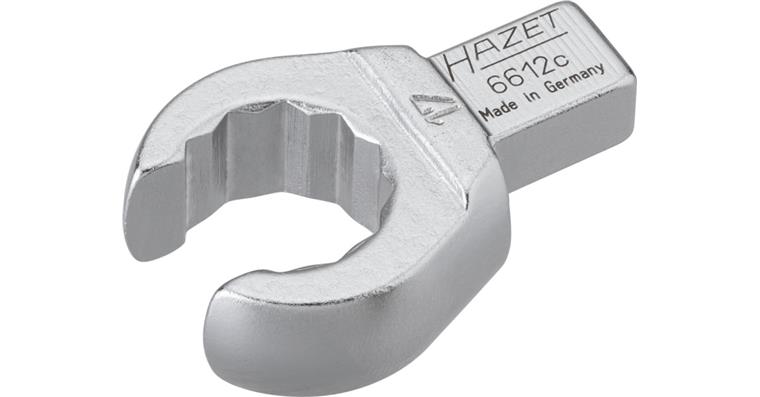 1001202287 HAZET otevřený očkový nástrčný nástroj, 12 mm, nástrčný čtyřhran 9x12 mm