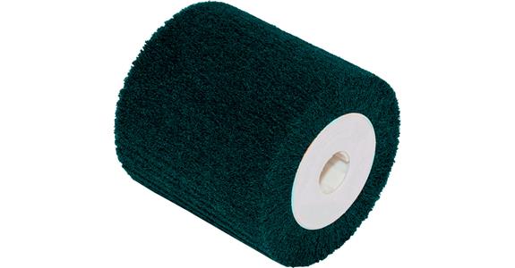 Netkaný brusný lamelový kotouč ATORN, barva 115x100x19 mm, G280-320, zelená