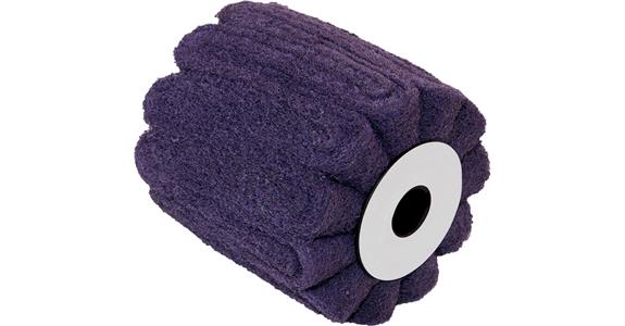 Skl. válec ATORN, netk. abr. synt. kor. barva 100x100x19mm G400-600, purpurová