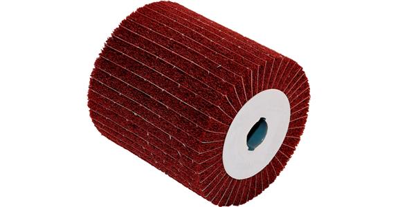 Netkaný/tkaný brusný lamelový kotouč ATORN, syntetický korund, 100x50x19 mm, G80