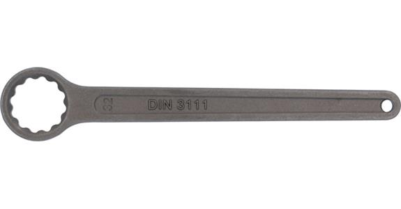 Jednostranný přímý otevřený klíč ATORN, 36 mm, DIN 3111