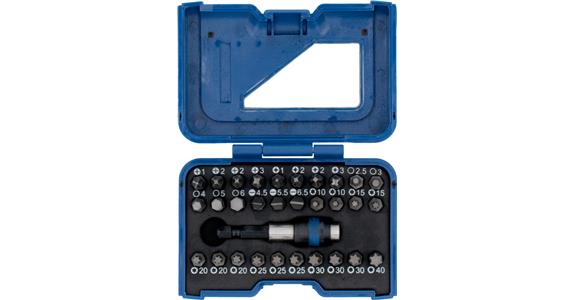Krabička s bity ATORN TORSION, 31 ks, ploché, PH, PZ, vnit. 6hran, TX, vč. drž.