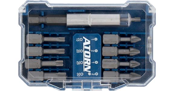 Krabička s bity ATORN TORSION, 10 ks, PH, PZ, TX, vč. držáku