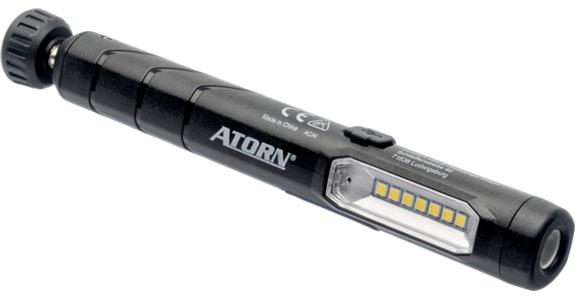 Inspekční svítilna LED ATORN s UV funkcí, nabíjecím akumulátorem a USB