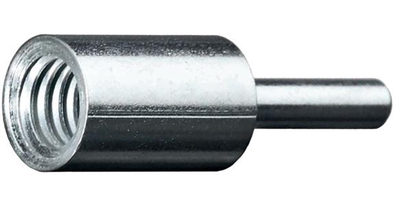 Závitový adaptér ATORN pro kartáče na trubky, 50 mm, s 6mm dříkem a závitem M6