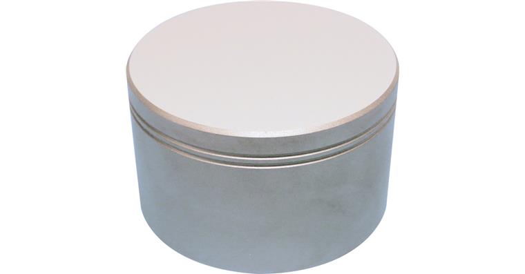 1003300861 Tvrdoměrná destička hodnota tvrdosti cca 660 HLD prům. 90x56mm