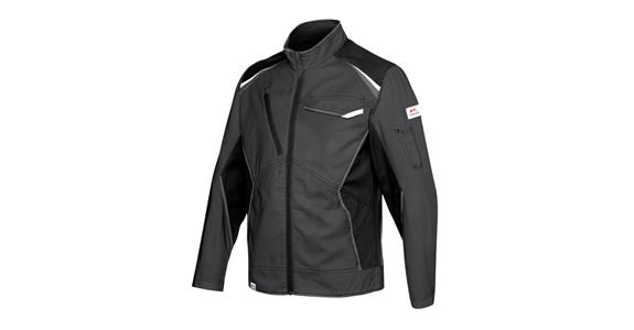 Bunda IconiQ, bavlna, antracit/černá, L XXL