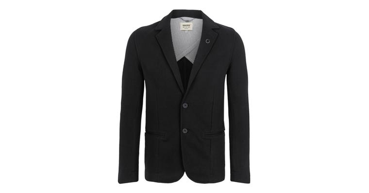 1000069470 Pánský svetrový blazer Premium černý s logo špendlíkem vel. L