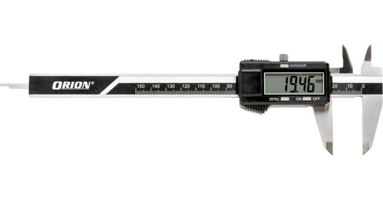 1095009417 Digitální posuvná měřítka, 150 mm, 0,01 mm, levé provedení, v pouzdru