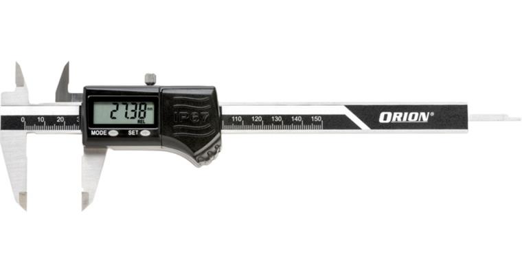 1095009419 Digitální posuvná měřítka, 150 mm, 0,01 mm, stupeň krytí IP67, v pouzdru