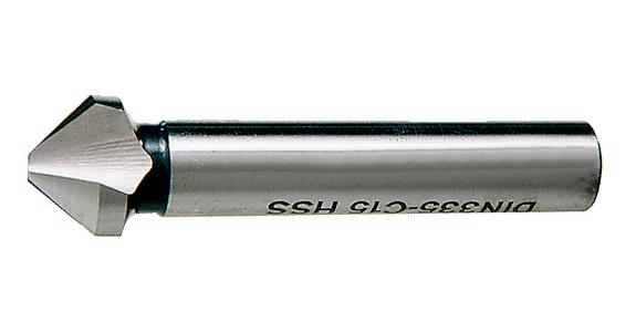 Kegel- und Entgratsenker 90° mit Zylinderschaft DIN 335 3 Schn. HSS-E Ø 20,5 mm