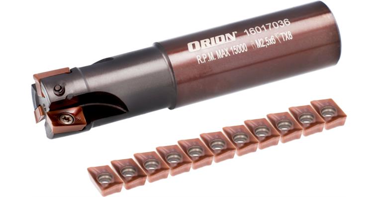 1095006380 Sada stopkových fréz, 90°, 25×90 mm; vč. 20× APMT 1003 PDER-M OHC4635