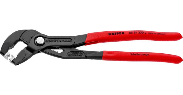 1056771201 Kleště na hadicové spony,250 mm, s plastovou rukojetí