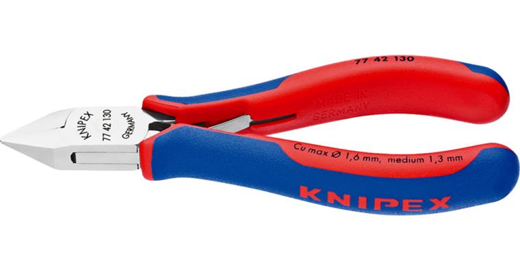 1063271107 Boční štípací kleště na elektroniku 53106055, 130 mm, špičatá hlava