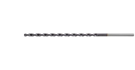 Deep hole dr. bit HSS-E-Co8 AG coat. DIN1869-2 tip 118° 20xD dia. 8.5x210x305 mm