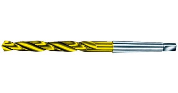 Twist drill bit DIN 345 type N HSS+TiN ground 16 mm