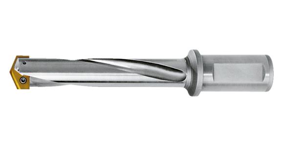 Twist drill bit w/ straight shank, drill. depth 3xdia. drill. range 16.4–18.9mm