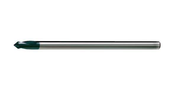 Long NC spotting drill similar to ISO 10898 tip angle 90°, HSS-E+TiCN, 6x140 mm