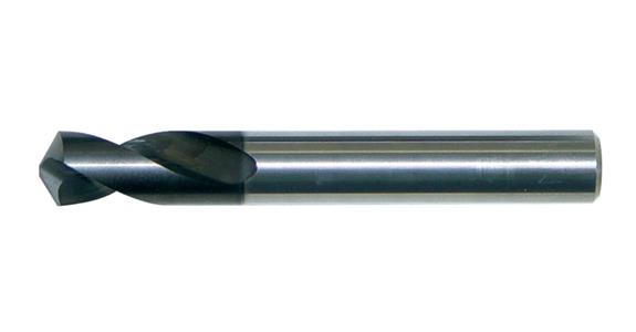Solid carbide NC spotting drill tip angle 120° solid carbide + TiAlN 4 mm