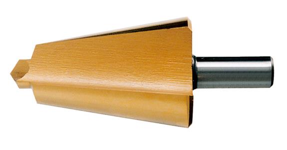 Slabbing cut drill reamer HSS-E+TiN size 3 for bore dia. 16–30.5 mm