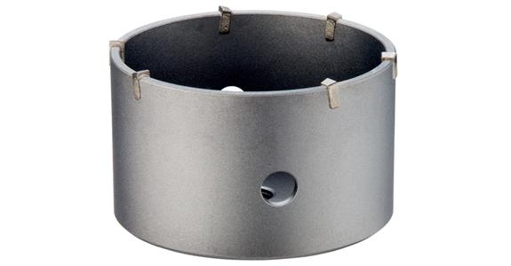 Socket cutter without shank and centre drill bit carbide teeth dia. 82x72 mm