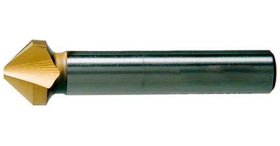 Kegel- und Entgratsenker 90° Zyl.-Schaft DIN 335 3 Schn. HSS/TiN Ø 23,0 mm