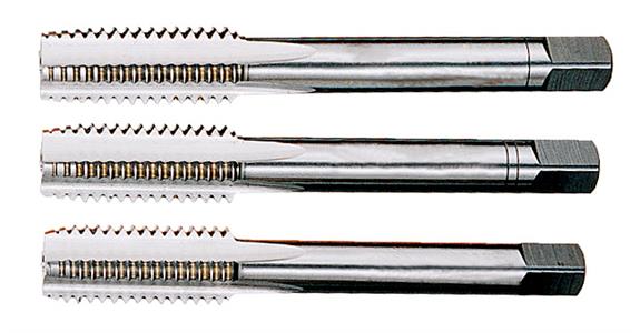Hand tap set 3 pieces DIN 352 HSS M27