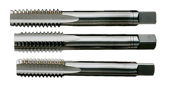 Hand tap set 3 pieces DIN 352 HSS UNC 1/2