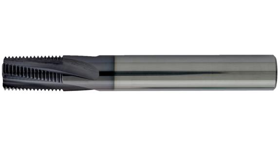 Solid carbide thread cutter pitch 1.00 mm M 12 l=16.0 mm with IC