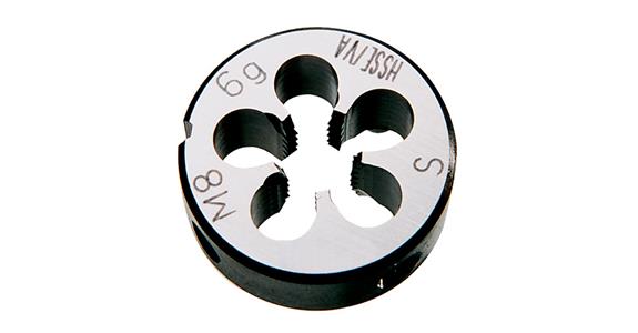 Die right-cutting DIN EN 22568 with spiral point HSS-E VA M 6