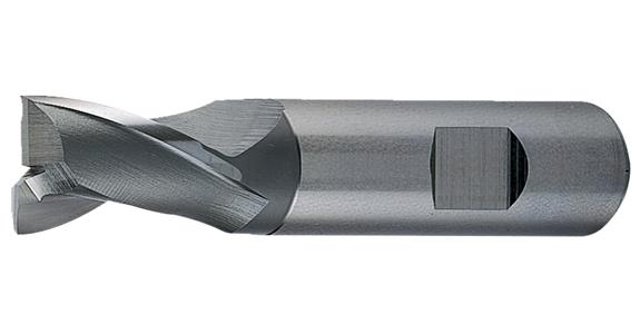 Drážkovací fréza, rovná, DIN 327 D, typ N, krátká, 2 břity, řez Z, HSS-E 2,0 mm
