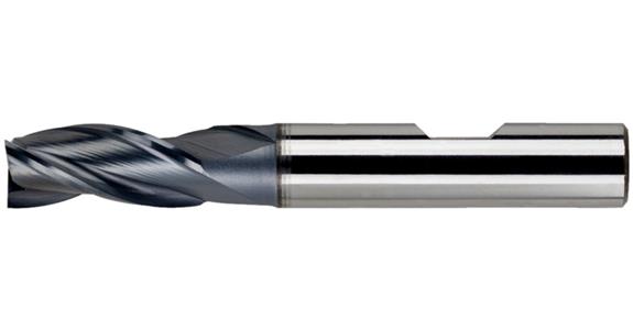 Square end mill cyl. DIN 844 B type N short 3 cut edg c-cut HSS-E PM/TiAlN 18 mm