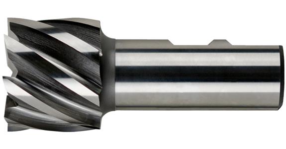 End mill cyl. DIN 844 B type N short 8 cutting edges HSS-E 40.0 mm