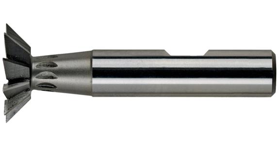 Angle cutter cyl./1835 B DIN 1833 C, a=45° 10 cutting edges HSS-E 16 mm