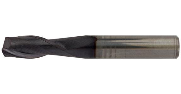 SC square end mill cyl./6535 HA short 2 cut. edges C-cut P20-K40/TiAIN 14 mm