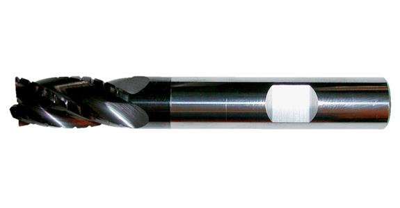 Roughing/finishing cutter NF TiAlN 30° normal HB shank T=4 dia. 12 mm