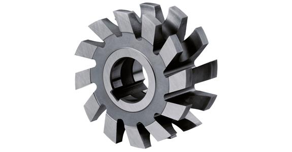 Half-round profile cutter DIN 855 concave HSS-E R 4 mm