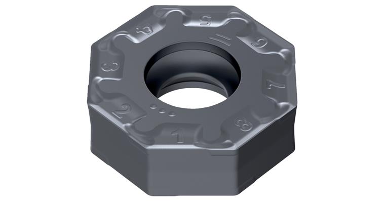 1017874101 VHM fréz. destička OAKU 060508ER-F40 CTPM245 CVD pro čelní frézy č. 17873