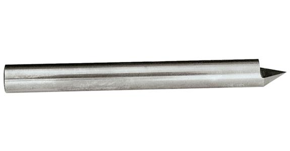 Engraving needle (incision milling cutter) profile D HM/K10 60° 4x40 mm