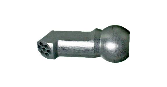 Speciální tryska hliníkové hadice chladicí kapaliny ø 1,8 mm/60° dlouhá